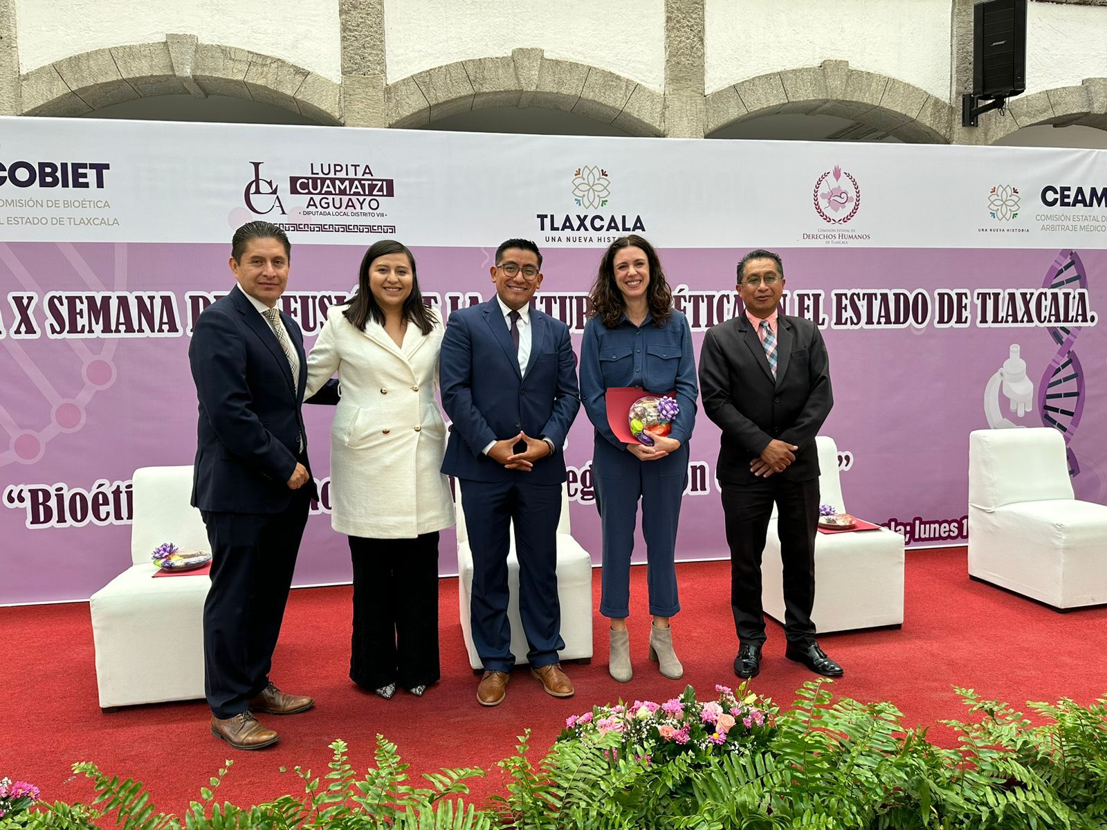 Inaugura diputada Lupita Cuamatzi 'X semana de difusión de la cultura bioética'